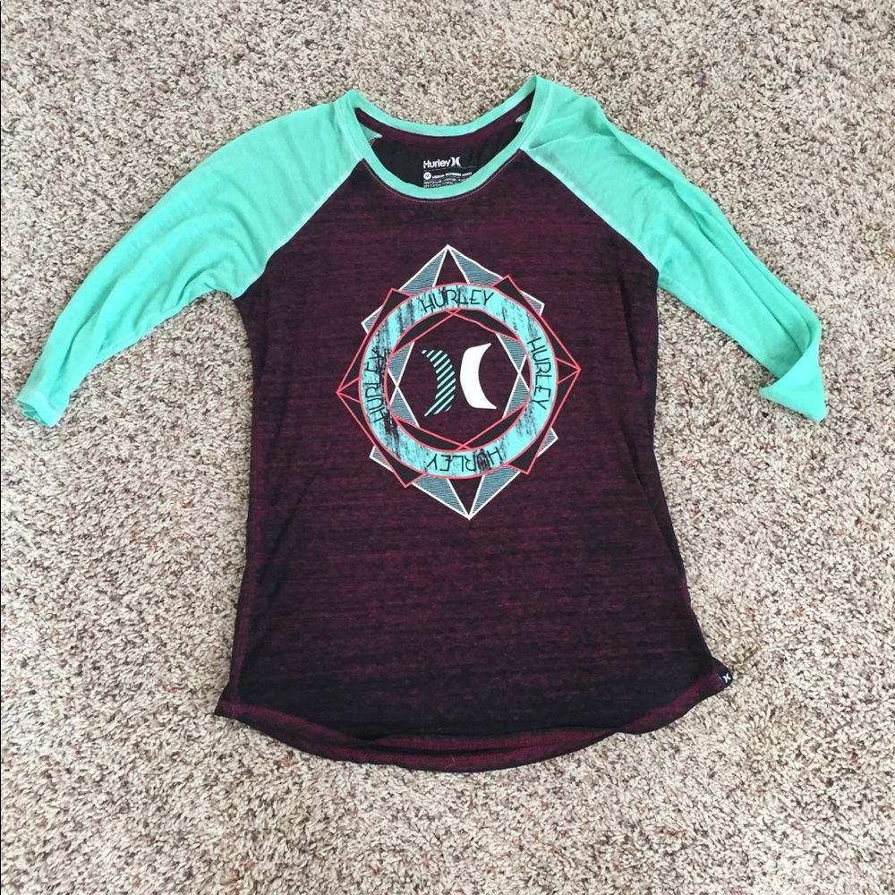 Hurley baseball tee